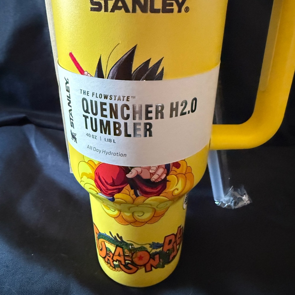 New Stanley 40oz Yellow Dragon Ball Z Tumbler with Straw - Picture 2 of 9